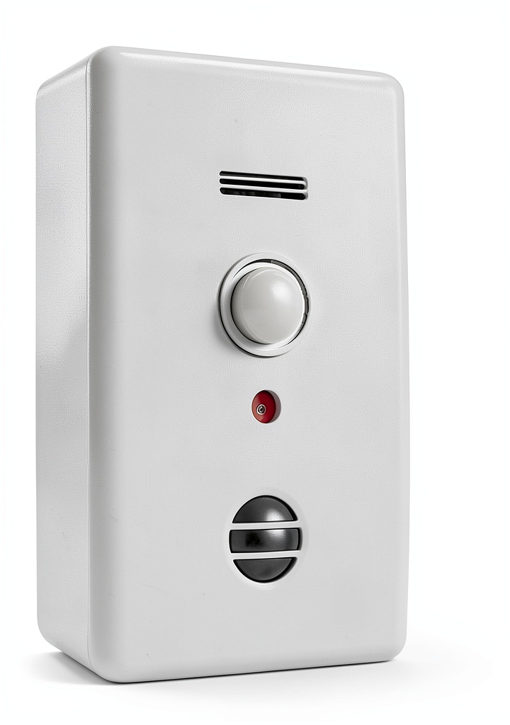 Poolguard safety alarm mounted on a pool gate