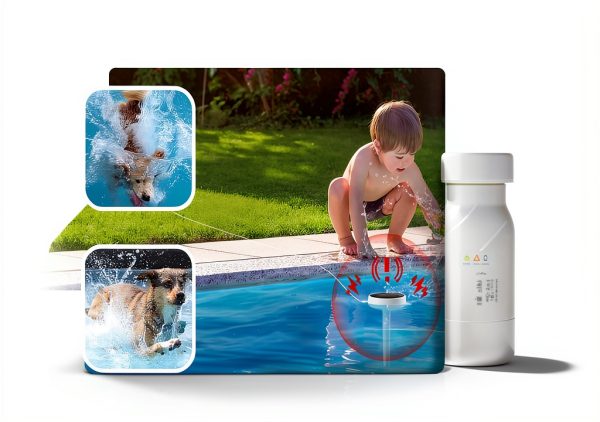 Briidea Pool Alarm Solar Powered Dual Modes Safety-1