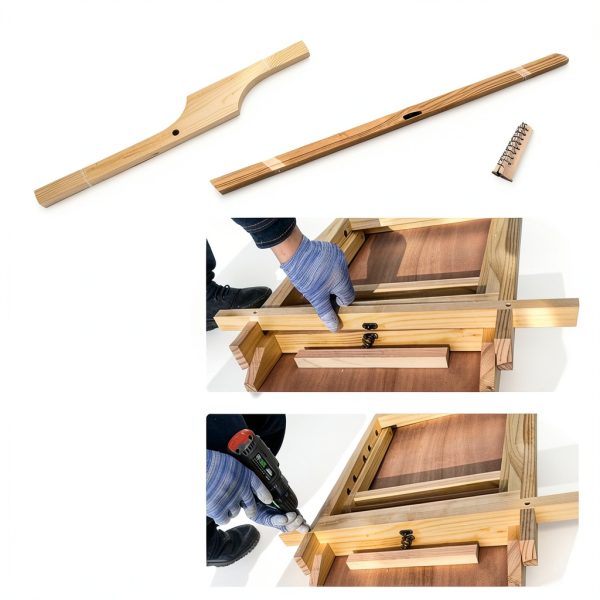 QUCHRYO Wood Dog Ramp Foldable Adjustable Pet Car Ramp-5