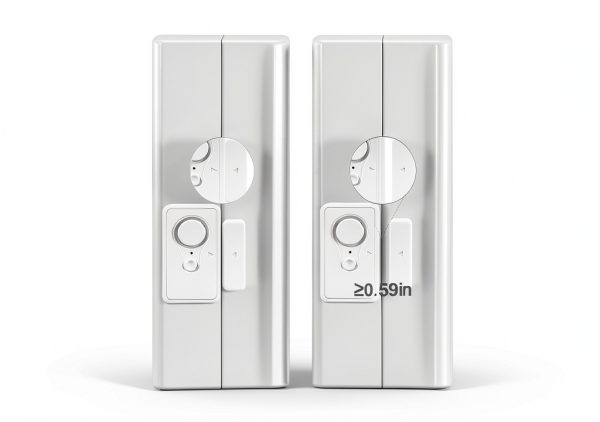 KOLODOGO Door Alarm 120db Voice Control Wireless Security-4