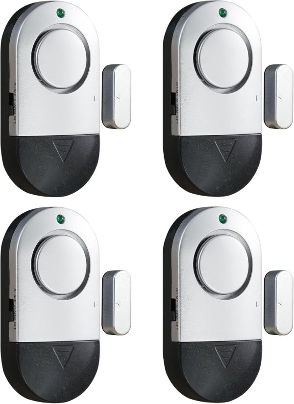 Zabree Pool Safety Alarm 4PCS Window Door Security-0