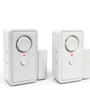 KOLODOGO Door Alarm 120db Voice Control Wireless Security-0