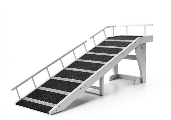 HOOBRO Dog Ramp Sturdy Metal Frame Non-Slip Carpet-2