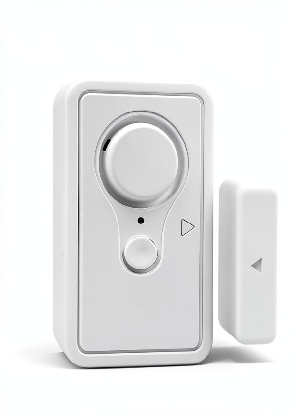 KOLODOGO Door Alarm 120db Voice Control Wireless Security-3