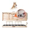 VEVOR Adjustable Wooden Dog Ramp Foldable Pet Car Ramp-4