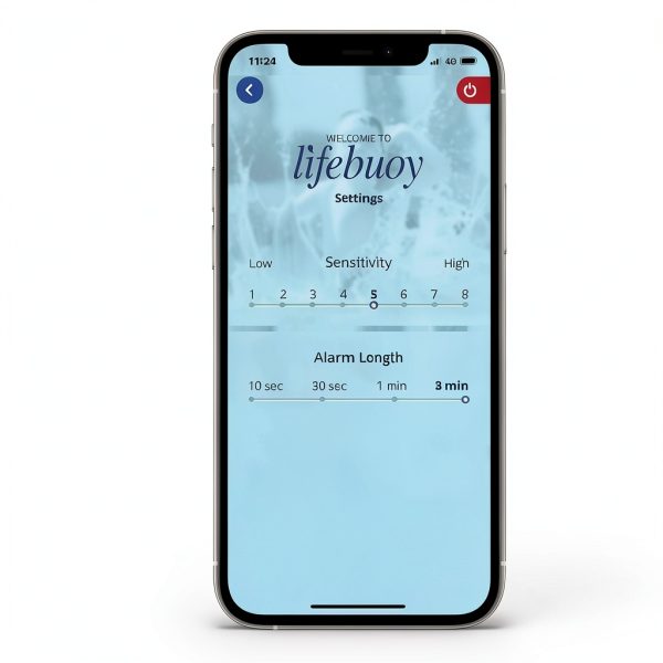 Lifebuoy Pool Alarm Bluetooth App Motion Sensor Safety-4