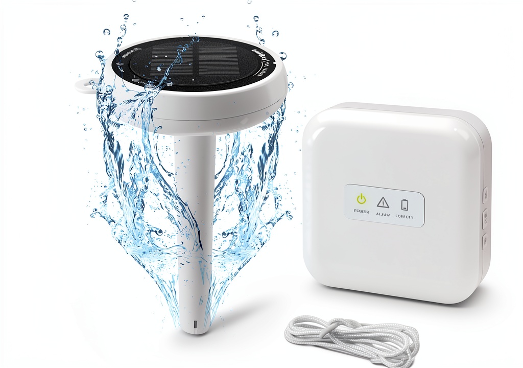 Briidea pool alarm installed near a swimming pool