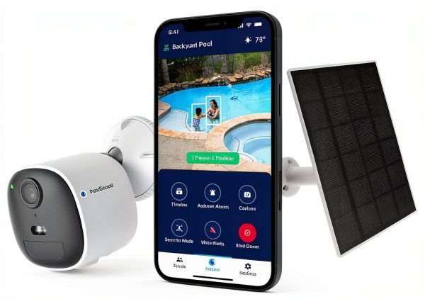 PoolScout AI Pool Safety Alarm Camera Kit for Families-0