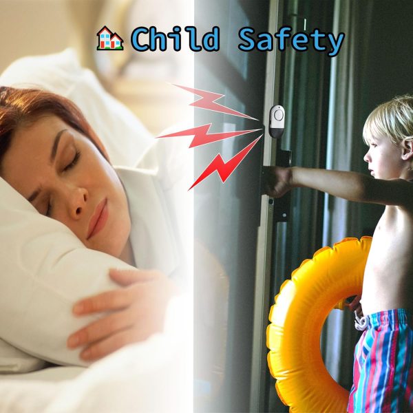 Zabree Pool Safety Alarm 4PCS Window Door Security-4