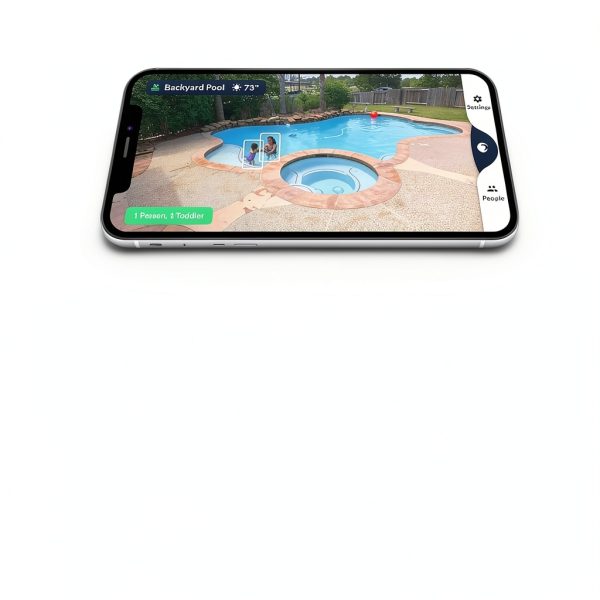PoolScout AI Pool Safety Alarm Camera Kit for Families-2