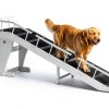 HOOBRO Dog Ramp Sturdy Metal Frame Non-Slip Carpet-4