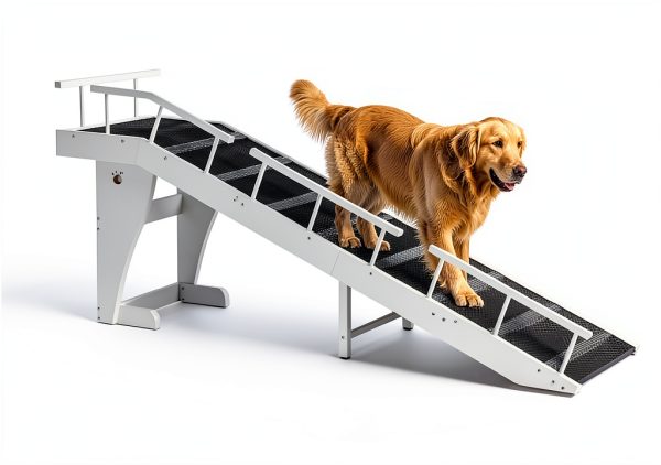 HOOBRO Dog Ramp Sturdy Metal Frame Non-Slip Carpet-4