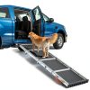 Tsukiko Dog Car Ramp Aluminum Foldable 330lb Capacity-1