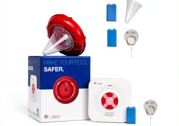 Lifebuoy Pool Alarm Bluetooth App Motion Sensor Safety-0