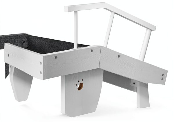 HOOBRO Dog Ramp Sturdy Metal Frame Non-Slip Carpet-8