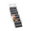 HOOBRO Dog Ramp Adjustable Metal Carpet 4 Height-3