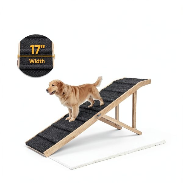 Tsukiko Dog Ramps for High Beds 64" Long 220lbs Max Load-1