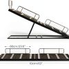 HOOBRO Dog Ramp Adjustable Metal Carpet 4 Height-2