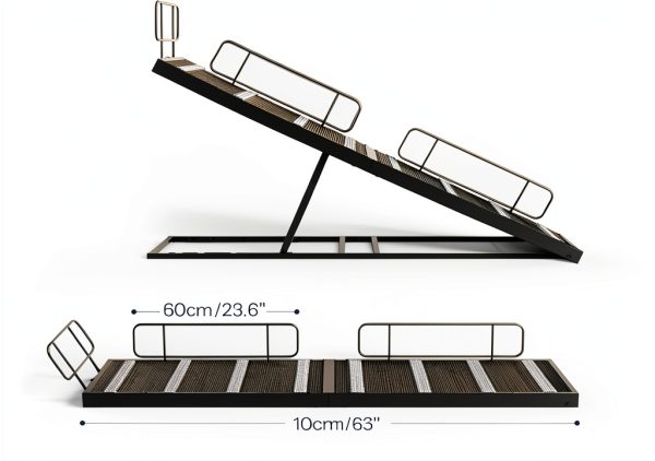 HOOBRO Dog Ramp Adjustable Metal Carpet 4 Height-2