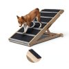 AIMSEAL Dog Ramp Foldable Rubber Wood Design-3