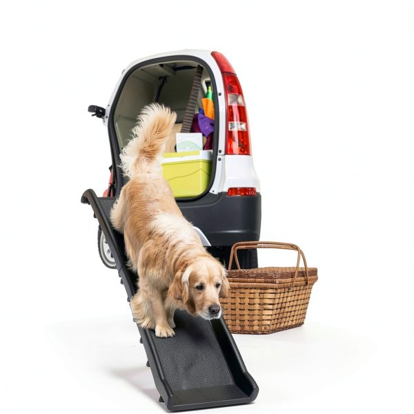 Nova Microdermabrasion Dog Car Ramp Plastic Foldable-2