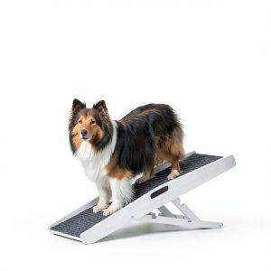 Dog Car Ramp Carlson Adjustable Wood Steel Design-0