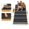 AIMSEAL Dog Ramp Foldable Rubber Wood Design-1