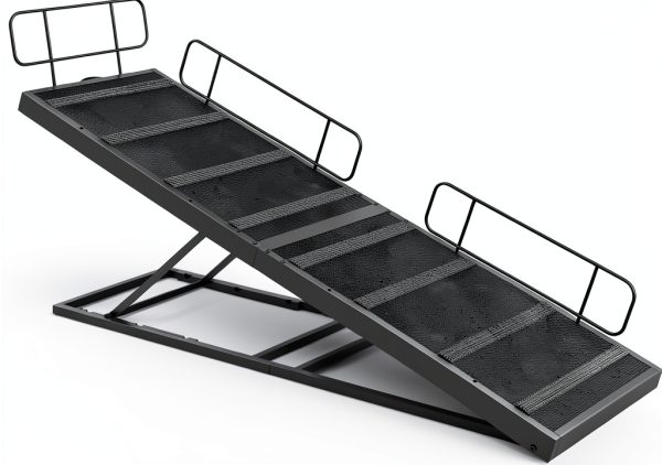 HOOBRO Dog Ramp Adjustable Metal Carpet 4 Height-8