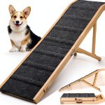 Tsukiko Dog Ramps for High Beds 64" Long 220lbs Max Load-0