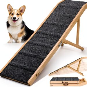 Tsukiko Dog Ramps for High Beds 64" Long 220lbs Max Load-0