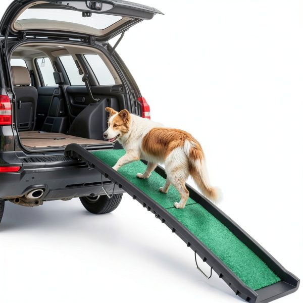 Nova Folding Pet Ramp Plastic Foldable 200lb Dog-1