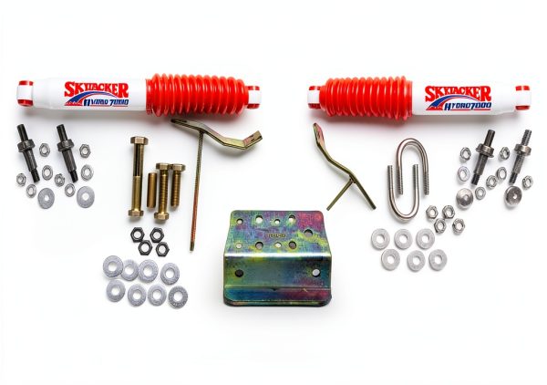 Steering Stabilizer Skyjacker 7213 Dual Kit Rear Aluminum for Cars-0